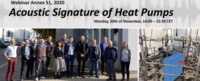 Webinaire du projet "Acoustic Signature of Heat Pumps"