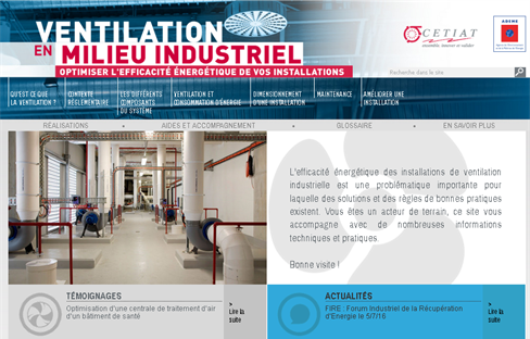 Ventilation en milieu industriel