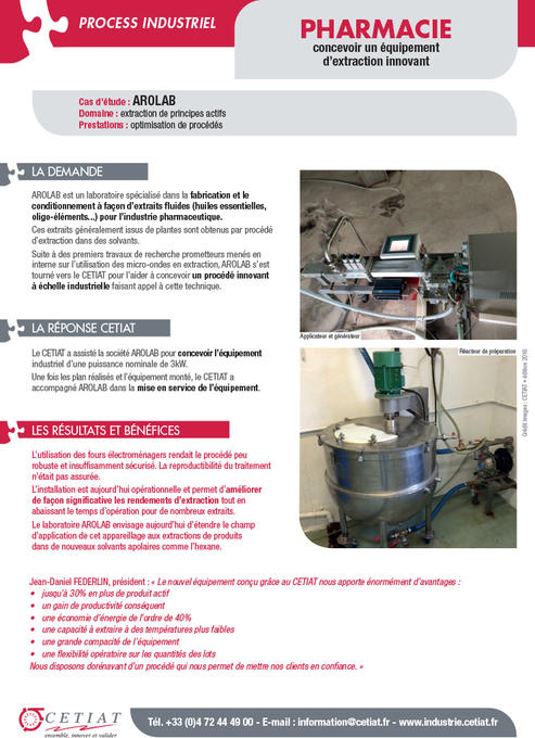 conception-equipement-extraction-innovant