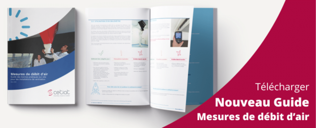 mesure débit d’air ventilation CETIAT