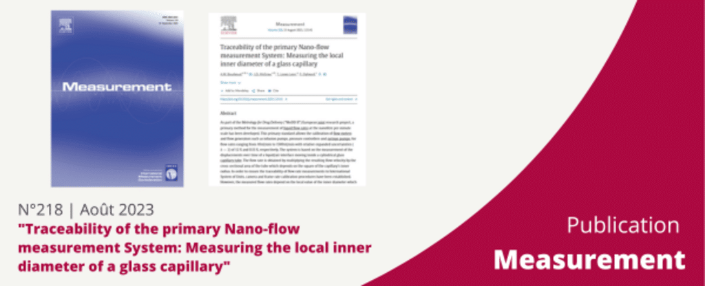 article Measurement nano-débitmétrie CETIAT