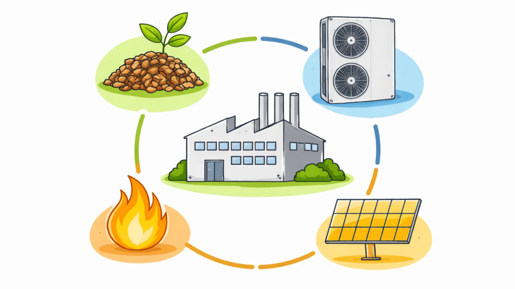Mix énergétique séchage industriel